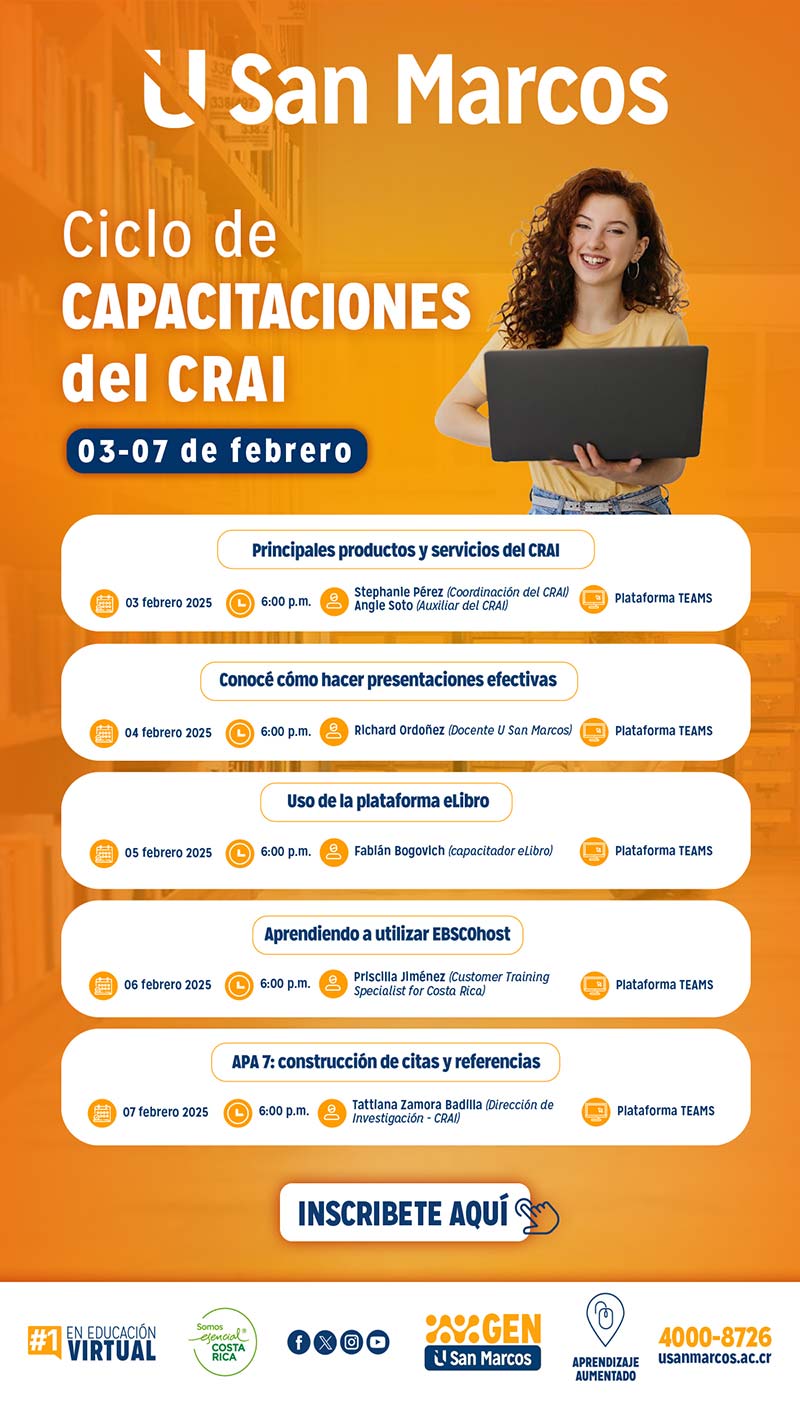 Ciclo de Capacitaciones CRAI Febrero 2025