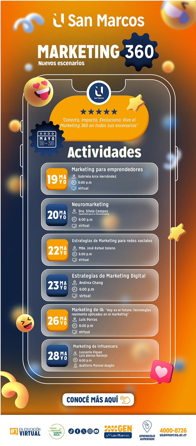 Actividades Mes del Mercadólogo