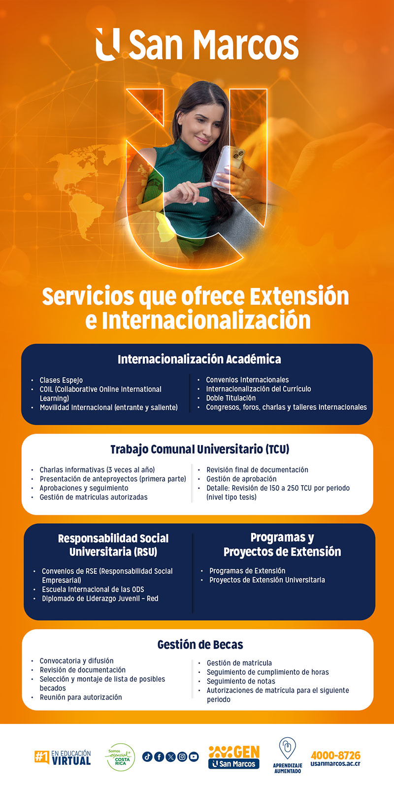Servicios de Extensión e Internacionalización