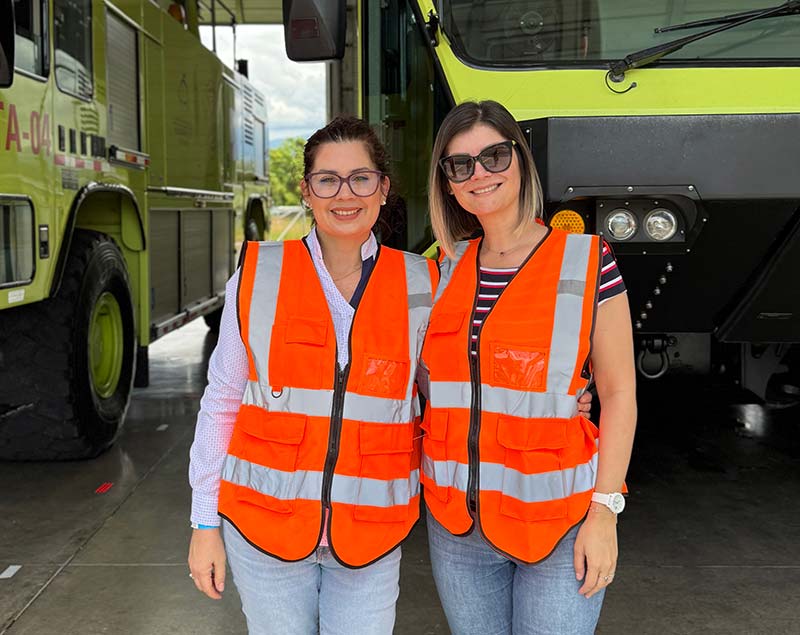 Estudiantes de la USAM fortalecen su formación con visita al Aeropuerto Tobías Bolaños