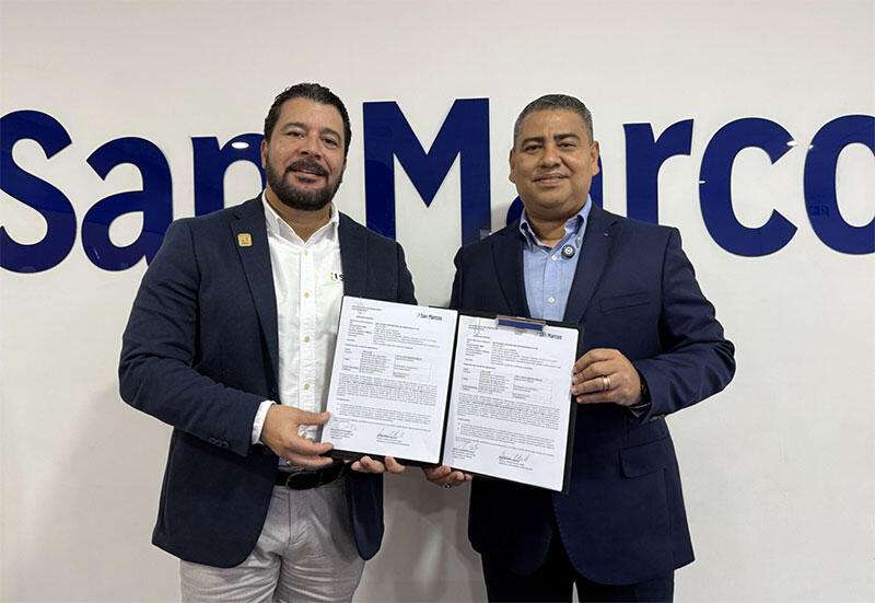 Universidad San Marcos e Institución Universitaria de Barranquilla firman un convenio para buenas prácticas académicas