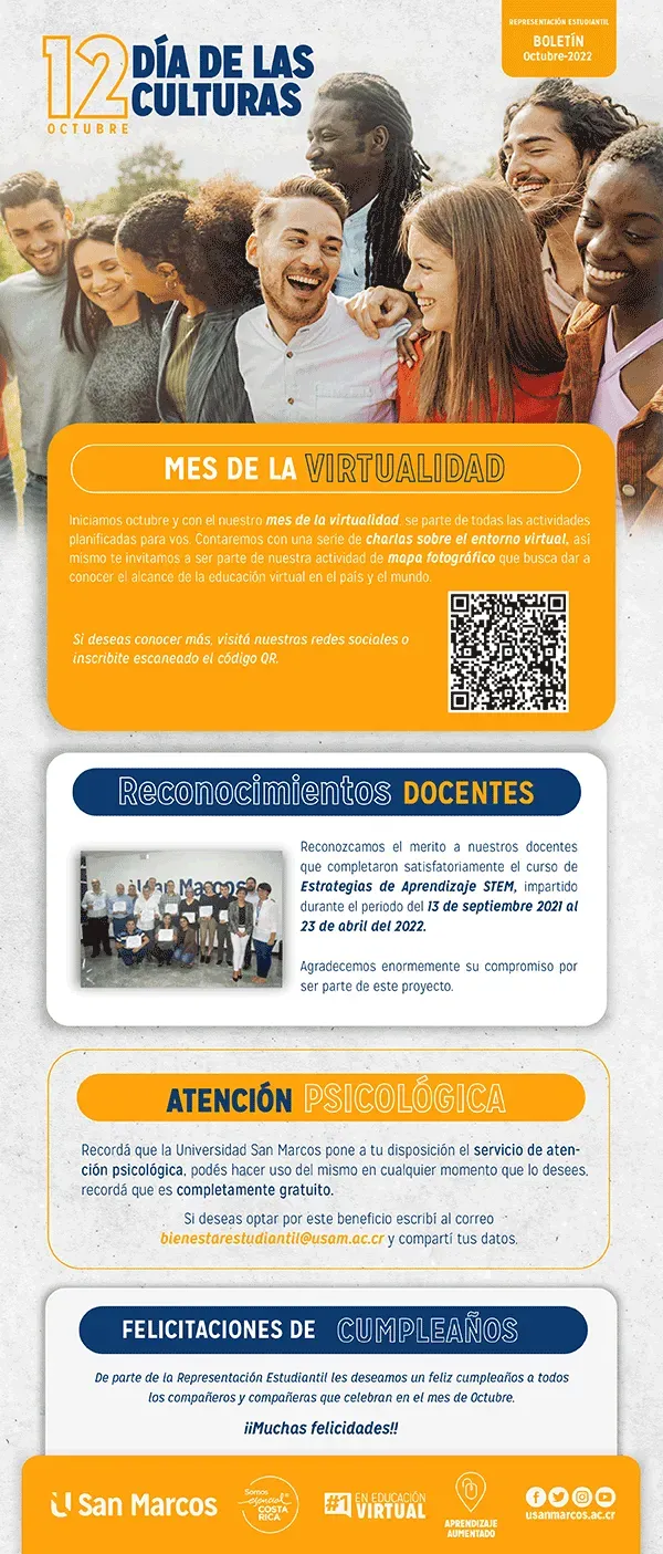 Boletín Representación Estudiantil Octubre 2022