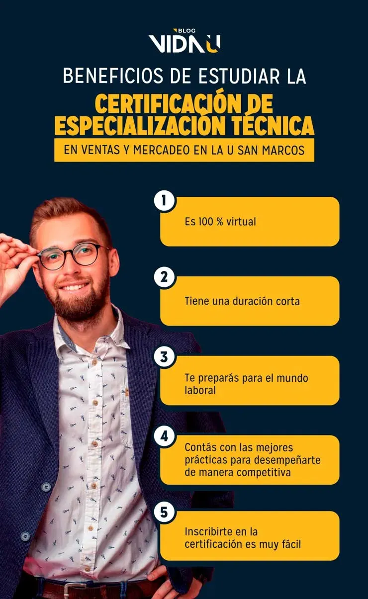 beneficios de hacer una especializacion tecnica en ventas y mercadeo