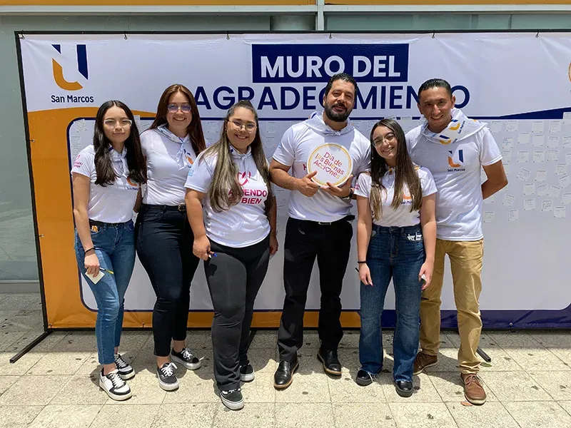 La U San Marcos celebró el Día de las Buenas Acciones en el corazón de San José