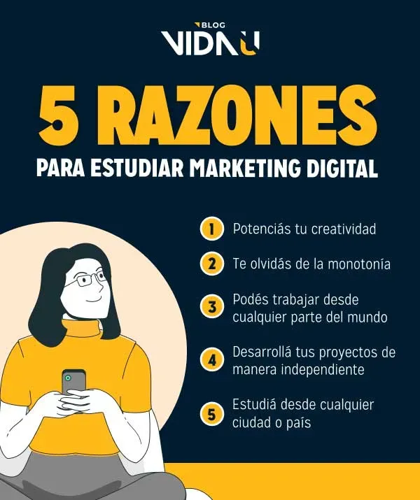 Razones para estudiar marketing digital